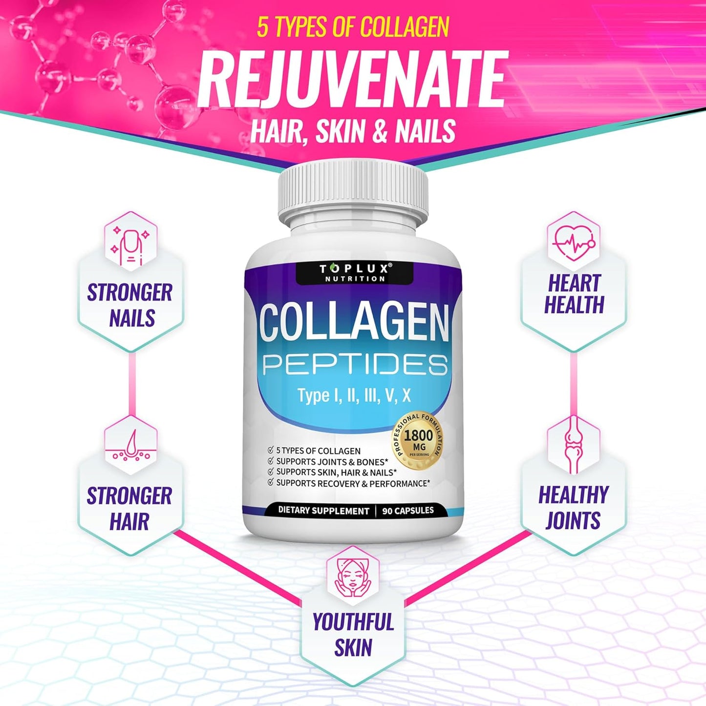 COLLAGENO TOP/90 CAPSULAS PR