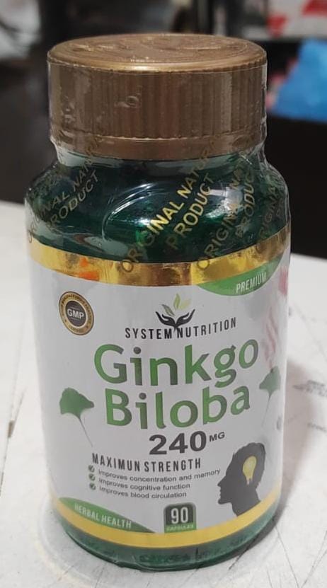 💚 GINKGO BILOBA 240 MG — SYSTEM NUTRITION