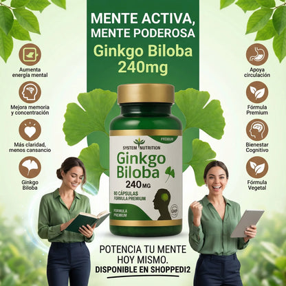 💚 GINKGO BILOBA 240 MG — SYSTEM NUTRITION