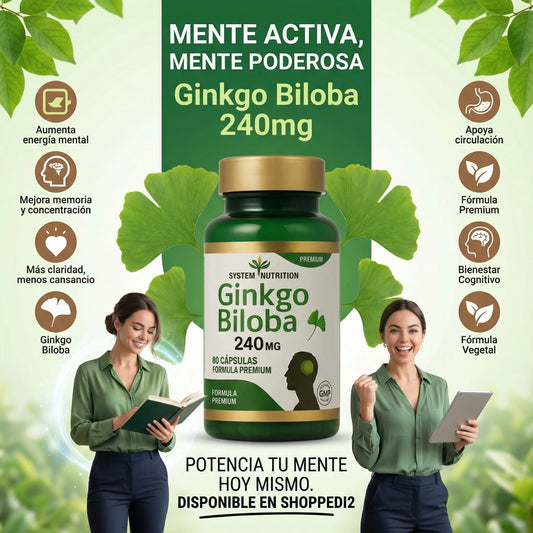 💚 GINKGO BILOBA 240 MG — SYSTEM NUTRITION