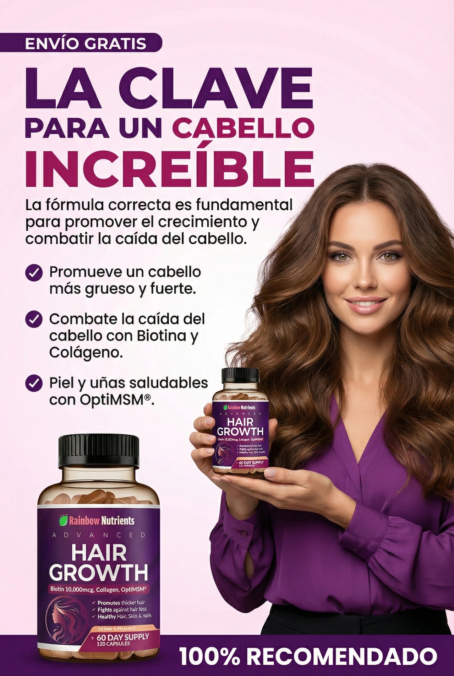RAINBOW NUTRIENTS – ADVANCED HAIR GROWTH