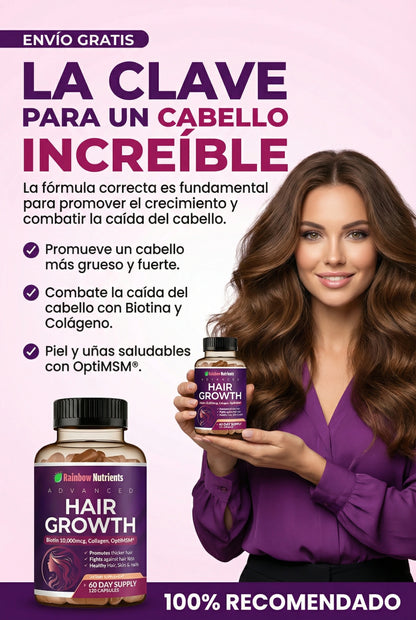 RAINBOW NUTRIENTS – ADVANCED HAIR GROWTH