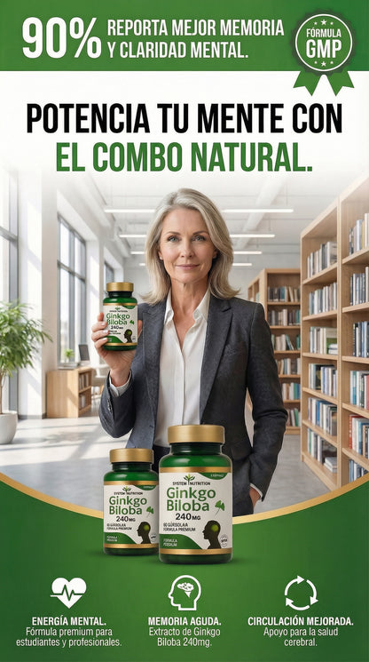 💚 GINKGO BILOBA 240 MG — SYSTEM NUTRITION